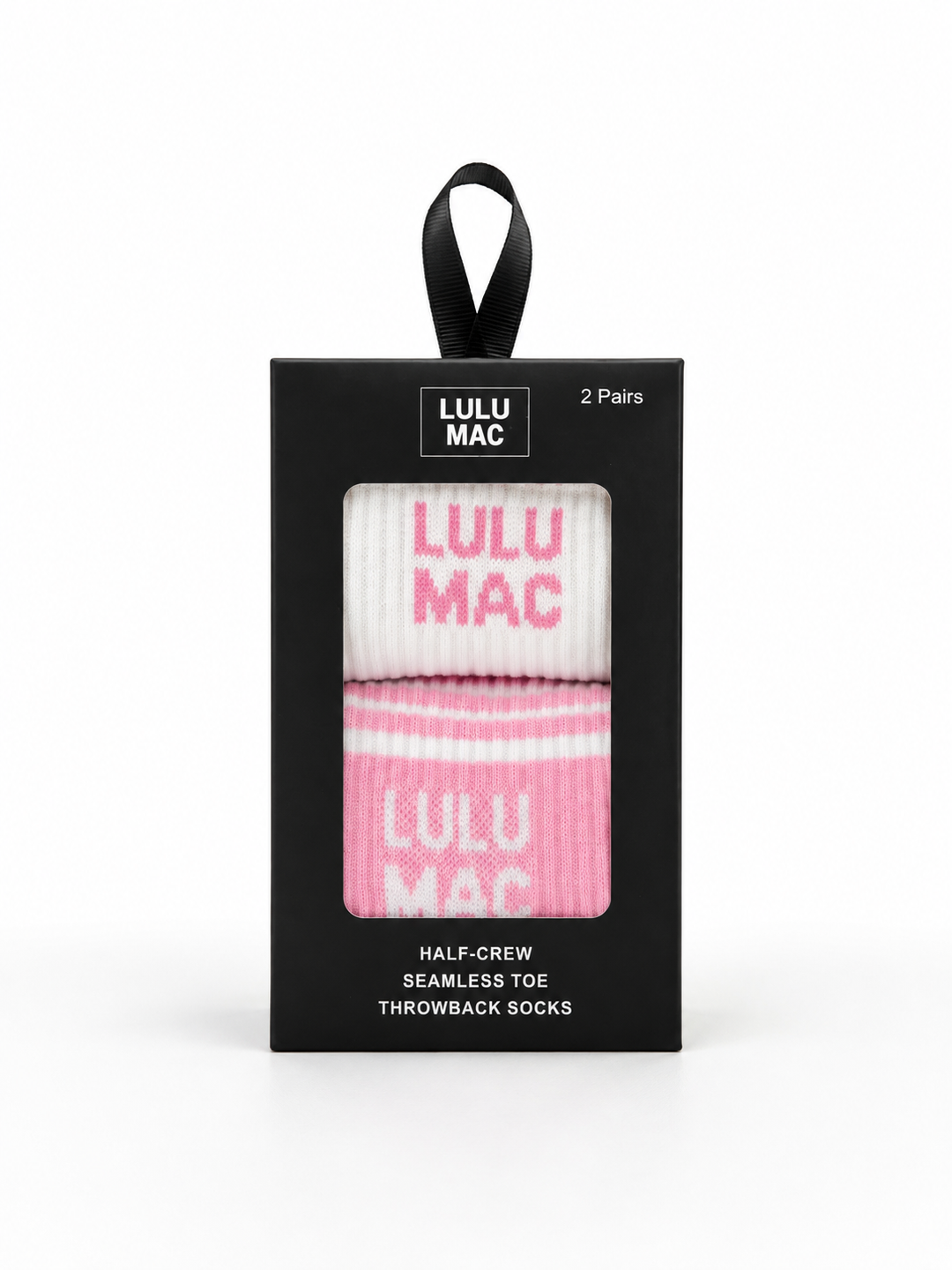 LM-SO-1000 Lulu Mac Socks 2 Pair Box- LIGHT PINK/LIGHT PINK-Girlie Girl Originals-Market Street Nest, Fashionable Clothing, Shoes and Home Décor Located in Mabank, TX