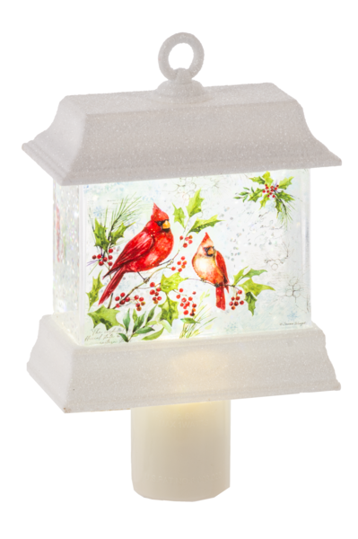 Cardinals Shimmer LED Night Light-Home Décor-GANZ-Market Street Nest, Fashionable Clothing, Shoes and Home Décor Located in Mabank, TX