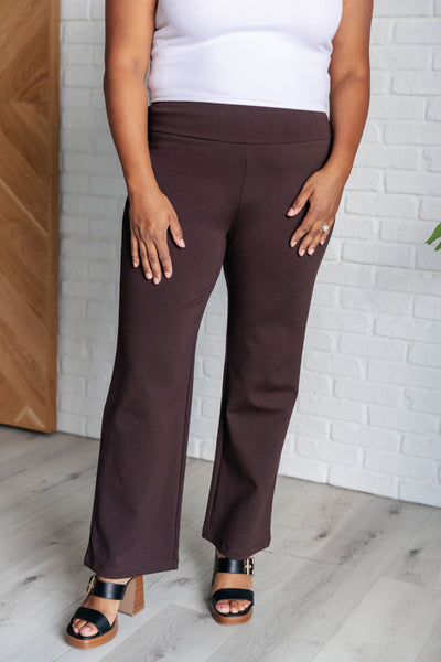 Magic Straight Pants in Chocolate-Bottoms-Ave Shops-Market Street Nest, Fashionable Clothing, Shoes and Home Décor Located in Mabank, TX