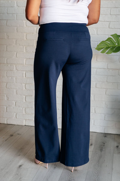 Magic Wide Leg Pants in Navy-Bottoms-Ave Shops-Market Street Nest, Fashionable Clothing, Shoes and Home Décor Located in Mabank, TX