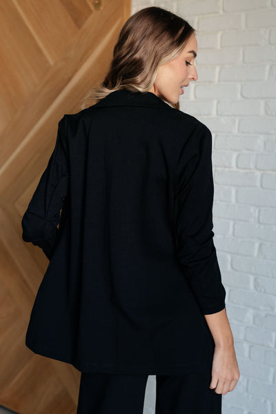 Magic 3/4 Blazer in Black-Layers-Ave Shops-Market Street Nest, Fashionable Clothing, Shoes and Home Décor Located in Mabank, TX