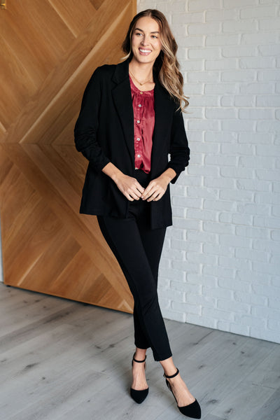 Magic 3/4 Blazer in Black-Layers-Ave Shops-Market Street Nest, Fashionable Clothing, Shoes and Home Décor Located in Mabank, TX