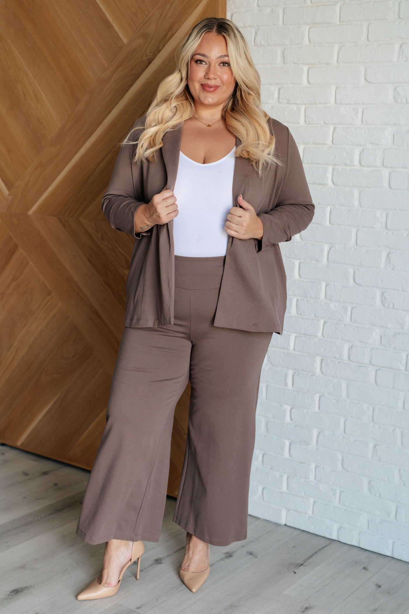 Magic Wide Leg Crop Pants in Dark Mocha-Bottoms-Ave Shops-Market Street Nest, Fashionable Clothing, Shoes and Home Décor Located in Mabank, TX