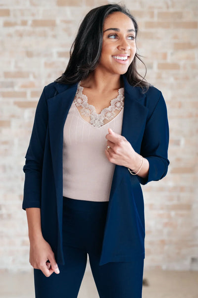 Magic 3/4 Blazer in Nine Colors-Womens-Ave Shops-Market Street Nest, Fashionable Clothing, Shoes and Home Décor Located in Mabank, TX