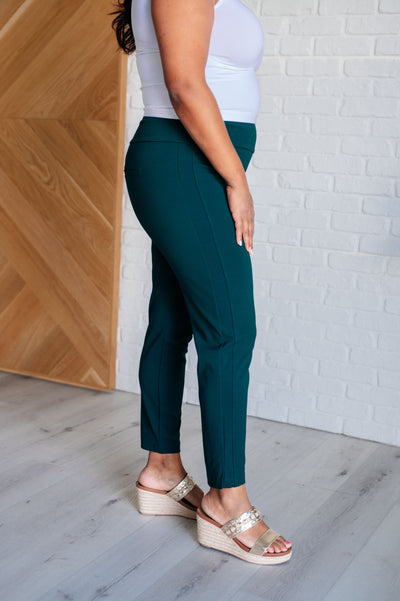 Magic Ankle Crop Skinny Pants in Hunter Green-Bottoms-Ave Shops-Market Street Nest, Fashionable Clothing, Shoes and Home Décor Located in Mabank, TX