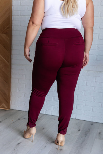 Magic Skinny 28" Pants in Wine-Bottoms-Ave Shops-Market Street Nest, Fashionable Clothing, Shoes and Home Décor Located in Mabank, TX