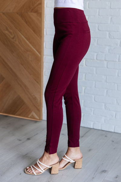 Magic Skinny 28" Pants in Wine-Bottoms-Ave Shops-Market Street Nest, Fashionable Clothing, Shoes and Home Décor Located in Mabank, TX