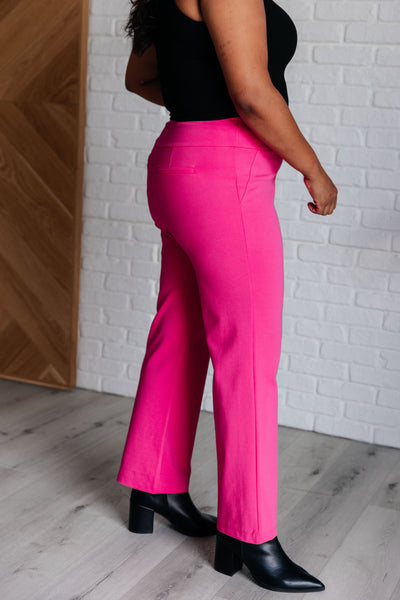 Magic Straight Pants in Hot Pink-Bottoms-Ave Shops-Market Street Nest, Fashionable Clothing, Shoes and Home Décor Located in Mabank, TX