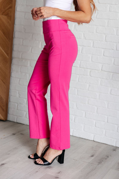 Magic Straight Pants in Hot Pink-Bottoms-Ave Shops-Market Street Nest, Fashionable Clothing, Shoes and Home Décor Located in Mabank, TX