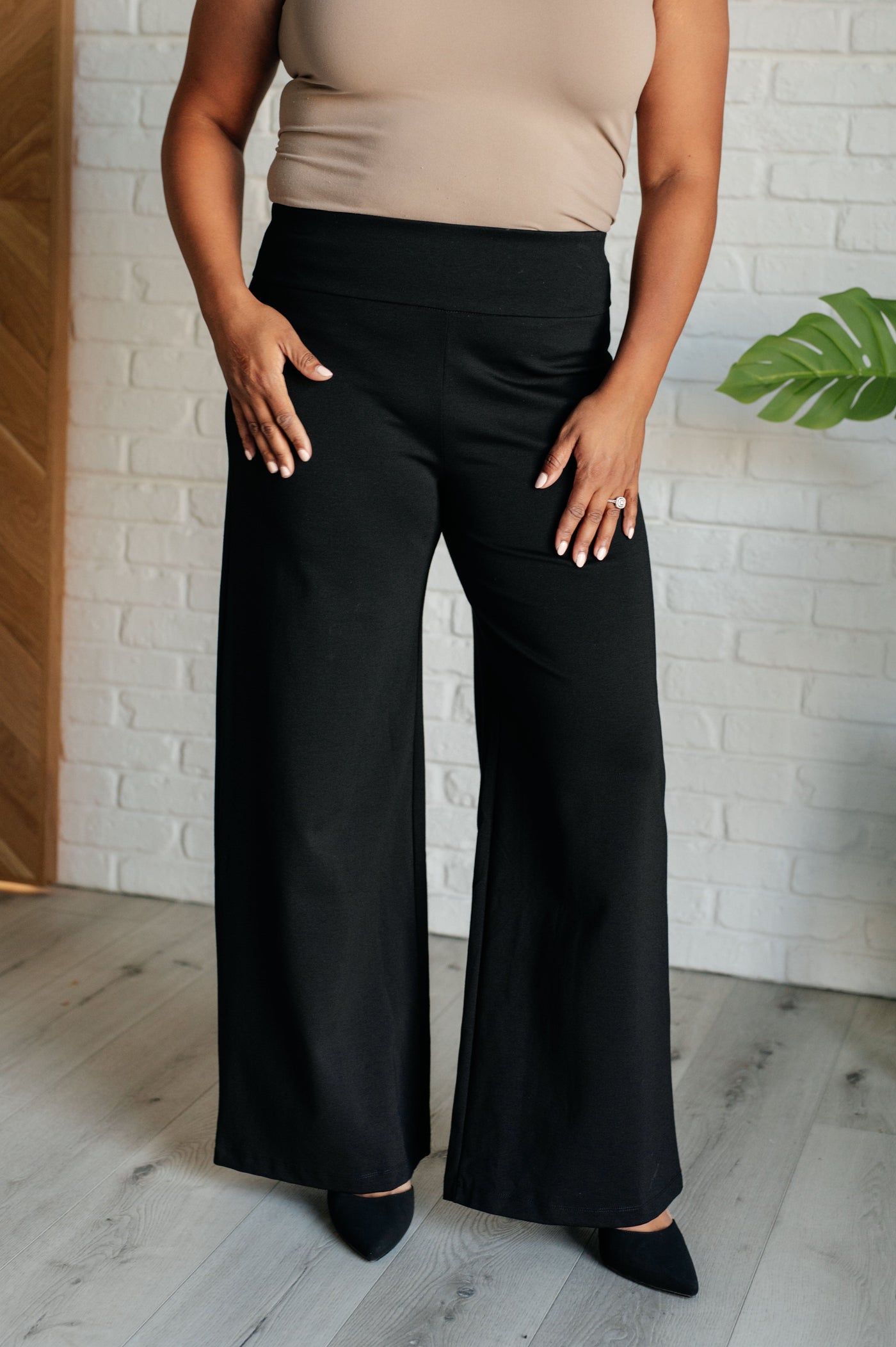 Magic Wide Leg Pants in Black-Bottoms-Ave Shops-Market Street Nest, Fashionable Clothing, Shoes and Home Décor Located in Mabank, TX