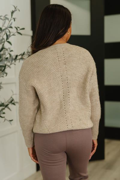 Make it Easy Textured Sweatshirt-Womens-Ave Shops-Market Street Nest, Fashionable Clothing, Shoes and Home Décor Located in Mabank, TX