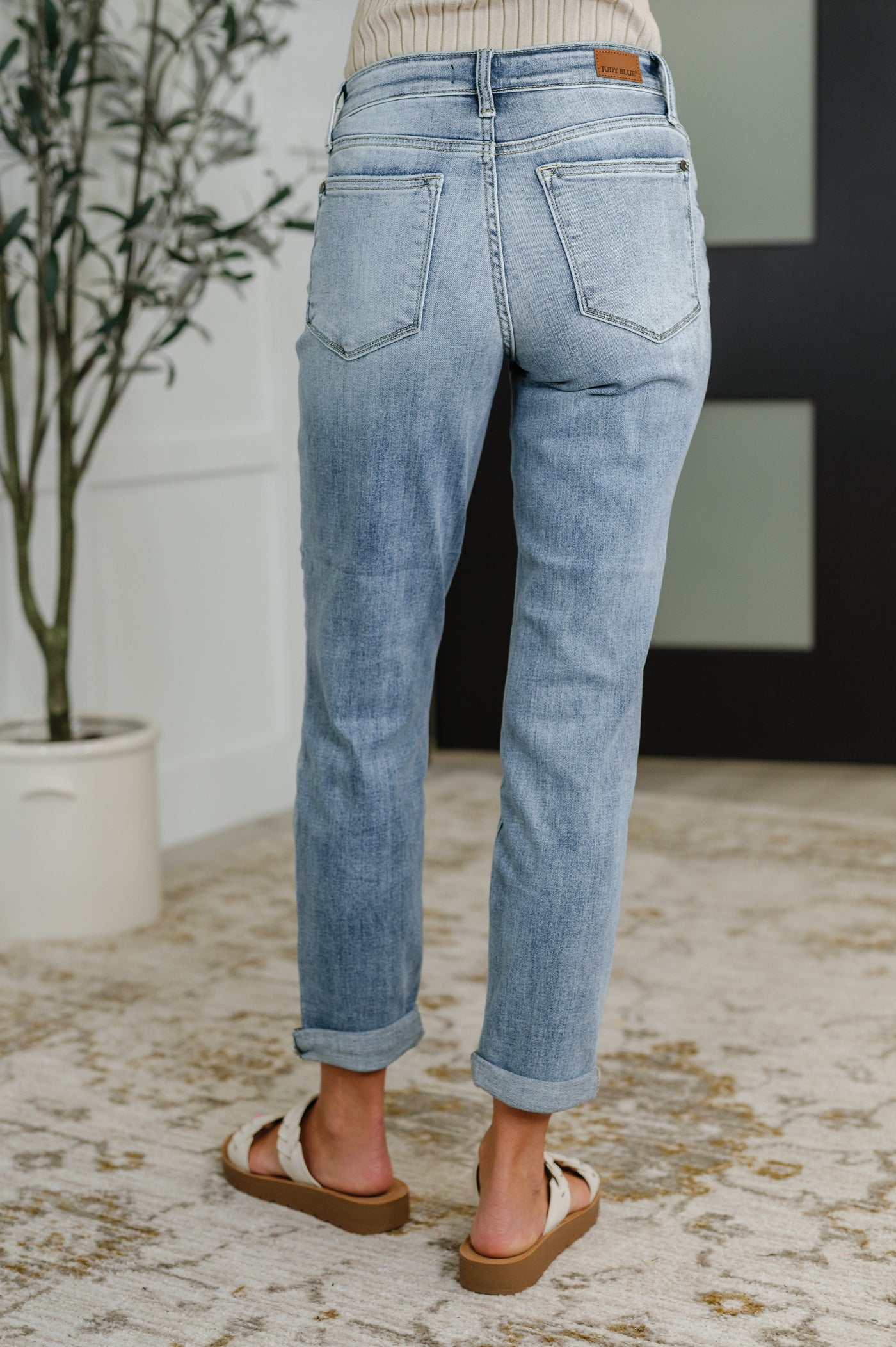 Mallory Mid Rise Bleach Wash Boyfriend Jeans-Womens-Ave Shops-Market Street Nest, Fashionable Clothing, Shoes and Home Décor Located in Mabank, TX