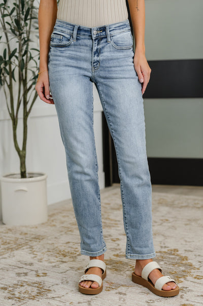 Mallory Mid Rise Bleach Wash Boyfriend Jeans-Womens-Ave Shops-Market Street Nest, Fashionable Clothing, Shoes and Home Décor Located in Mabank, TX
