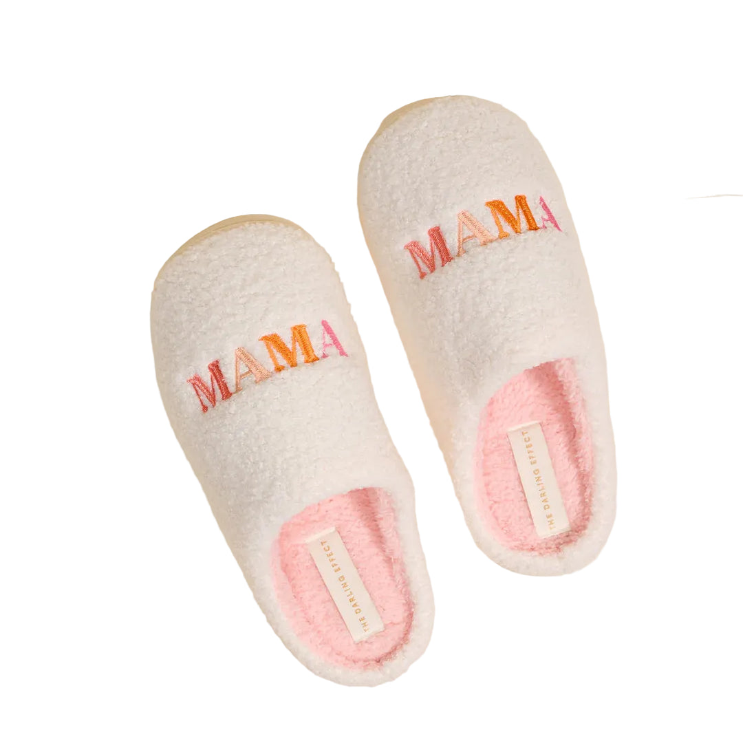 Mama Fuzzy Slippers-11-Leisure, Lounge, Sport-The Darling Effect-Market Street Nest, Fashionable Clothing, Shoes and Home Décor Located in Mabank, TX