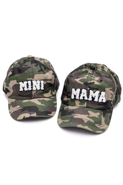 Mama and Mini Hat Set in Camo-Accessories-Ave Shops-Market Street Nest, Fashionable Clothing, Shoes and Home Décor Located in Mabank, TX