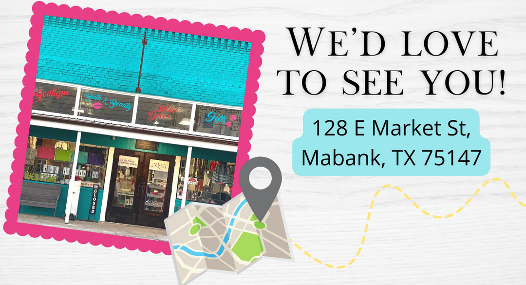 We'd Love to See you! 128 E Market St, Mabank, TX | Market Street Nest Boutique
