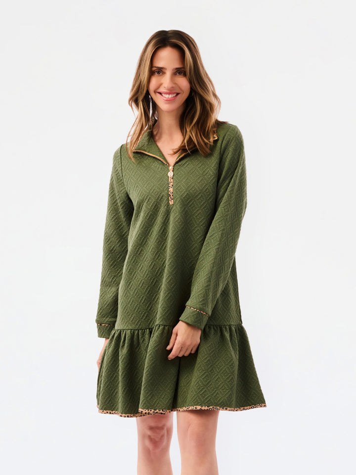 Mary Square Adriana Dress | Olive-10-Dresses, Rompers &amp; Sets-Mary Square-Market Street Nest, Fashionable Clothing, Shoes and Home Décor Located in Mabank, TX