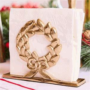Mary Square Women 03-home & Gift Napkin Holder Wreath-03-Home & Gift-MARY SQUARE-Market Street Nest, Fashionable Clothing, Shoes and Home Décor Located in Mabank, TX