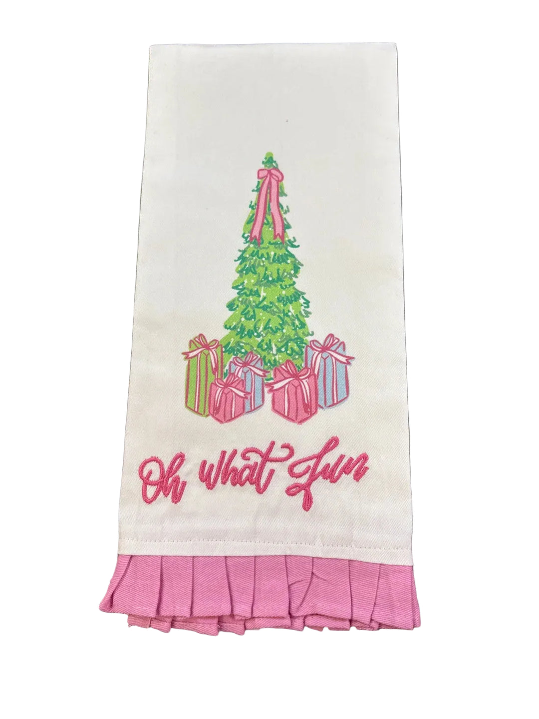 Mary Square Tea Towel Oh What Fun-03-Home &amp; Gift-MARY SQUARE-Market Street Nest, Fashionable Clothing, Shoes and Home Décor Located in Mabank, TX