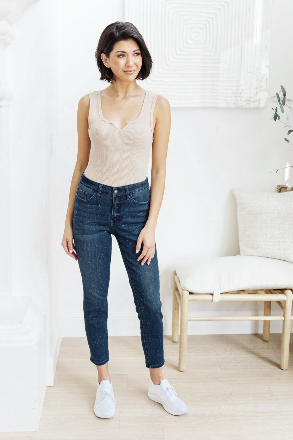 Mid-Rise Relaxed Fit Mineral Wash Jeans-Womens-Ave Shops-Market Street Nest, Fashionable Clothing, Shoes and Home Décor Located in Mabank, TX