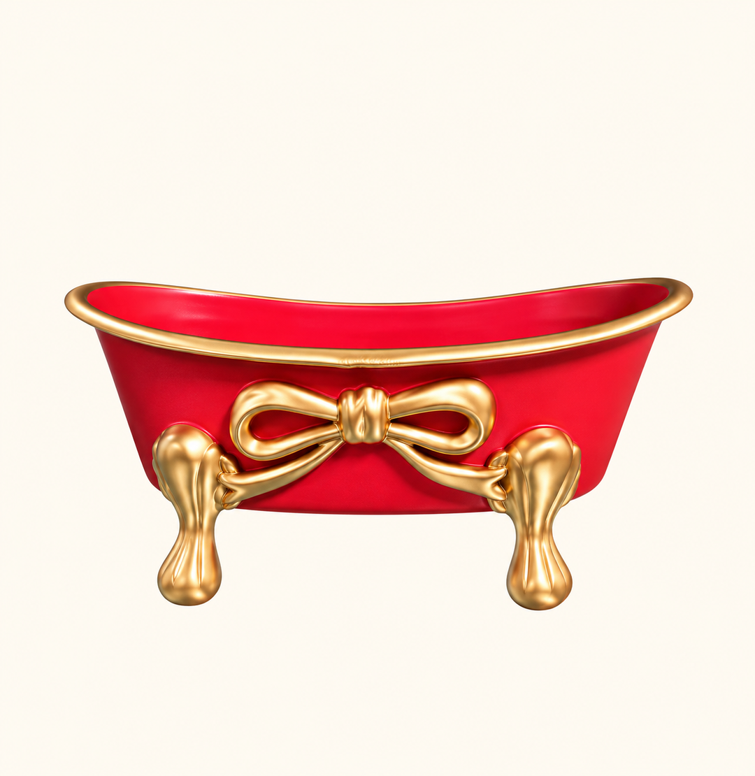 Mini Bath Tubs With Bow-03-Home &amp; Gift-Ganz-Market Street Nest, Fashionable Clothing, Shoes and Home Décor Located in Mabank, TX