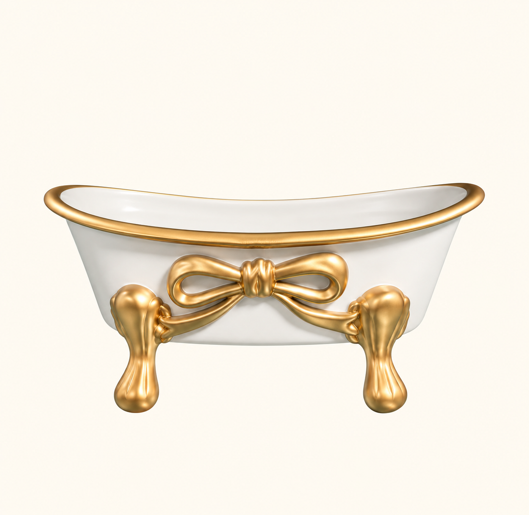 Mini Bath Tubs With Bow-03-Home &amp; Gift-Ganz-Market Street Nest, Fashionable Clothing, Shoes and Home Décor Located in Mabank, TX