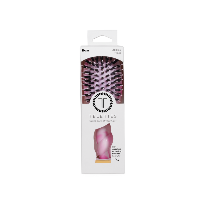 Mini Boar Brush | Pinch Me!-TELETIES-Market Street Nest, Fashionable Clothing, Shoes and Home Décor Located in Mabank, TX