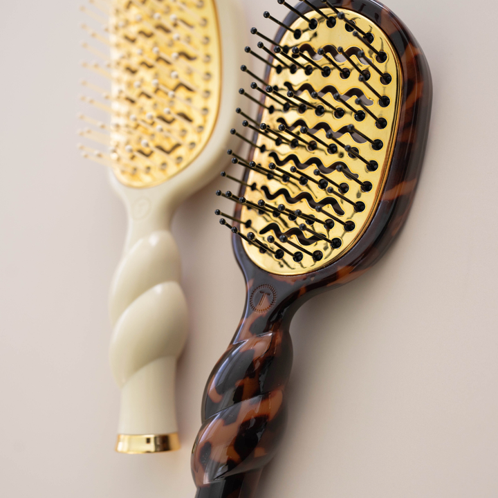 Mini Vent Brush | Tortoise-TELETIES-Market Street Nest, Fashionable Clothing, Shoes and Home Décor Located in Mabank, TX