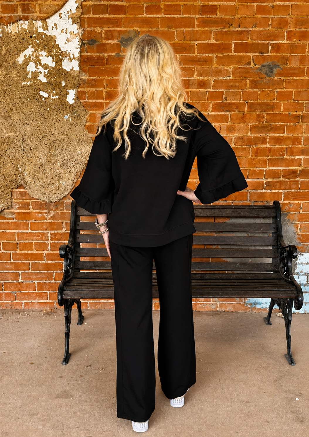 Luxeknit Relaxed Days Set in Black-10-Dresses, Rompers &amp; Sets-Umgee USA Inc-Market Street Nest, Fashionable Clothing, Shoes and Home Décor Located in Mabank, TX
