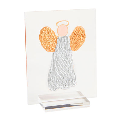 Mud Pie Acrylic Angel Plaque Stand-Home & Gifts-Mud Pie-Market Street Nest, Fashionable Clothing, Shoes and Home Décor Located in Mabank, TX