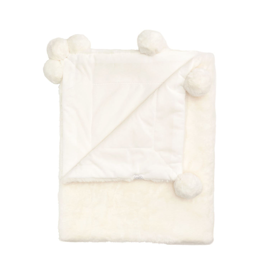 Mud Pie Baby Pom Blankets-03-Home &amp; Gift-Mud Pie-Market Street Nest, Fashionable Clothing, Shoes and Home Décor Located in Mabank, TX