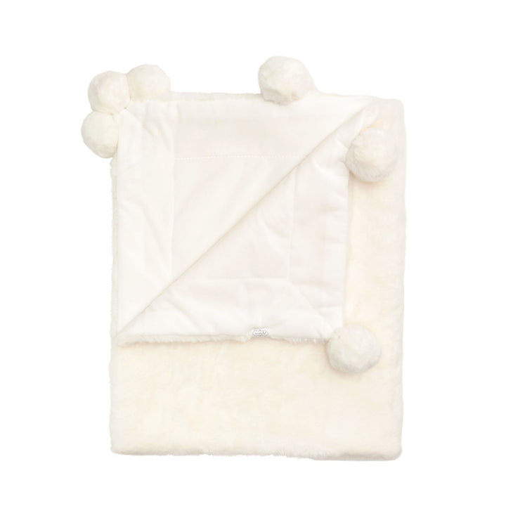 Mud Pie Baby Pom Blankets-03-Home &amp; Gift-Mud Pie-Market Street Nest, Fashionable Clothing, Shoes and Home Décor Located in Mabank, TX