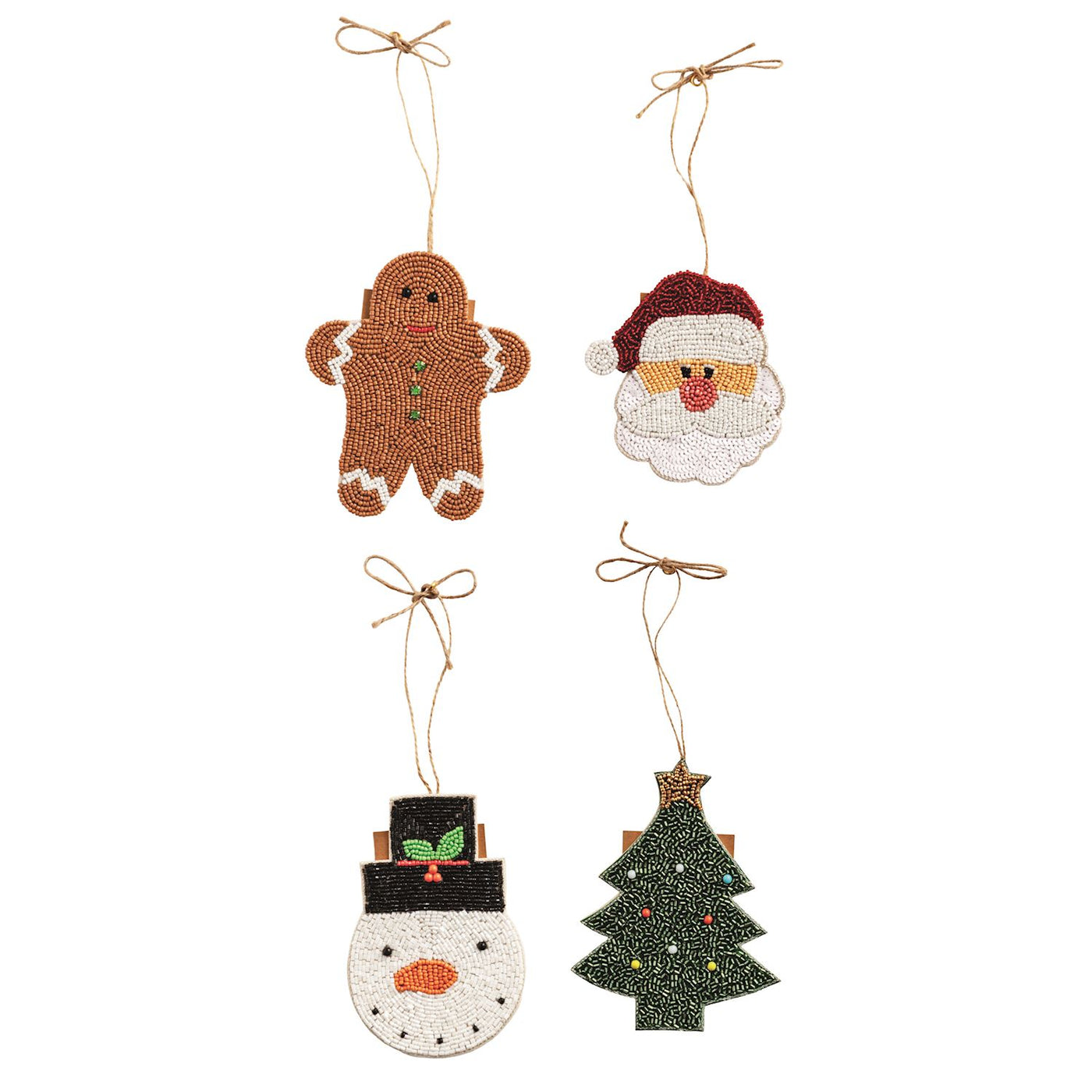 Mud Pie Beade Gift Card Ornaments-Home & Gifts-Mud Pie-Market Street Nest, Fashionable Clothing, Shoes and Home Décor Located in Mabank, TX