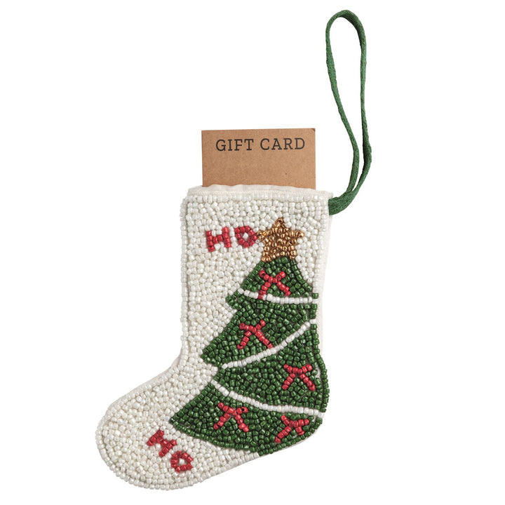 Mud Pie Beaded Stocking Ornaments-03-Home &amp; Gift-Mud Pie-Market Street Nest, Fashionable Clothing, Shoes and Home Décor Located in Mabank, TX