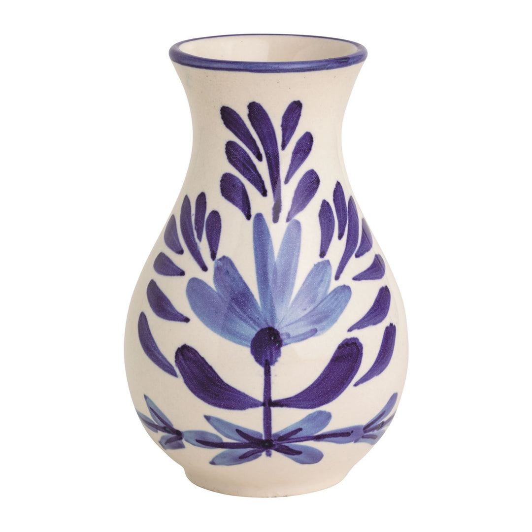 Mud Pie Blue Floral Bud Vase-03-Home &amp; Gift-Mud Pie-Market Street Nest, Fashionable Clothing, Shoes and Home Décor Located in Mabank, TX