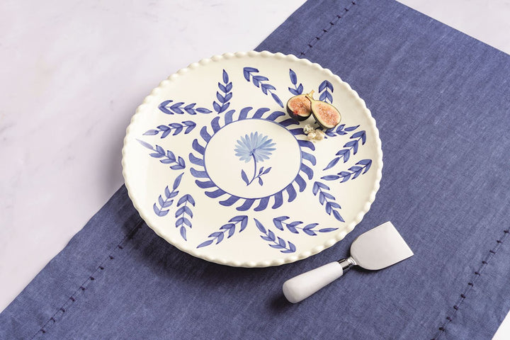 Mud Pie Blue Floral Platter Set-03-Home &amp; Gift-Mud Pie-Market Street Nest, Fashionable Clothing, Shoes and Home Décor Located in Mabank, TX