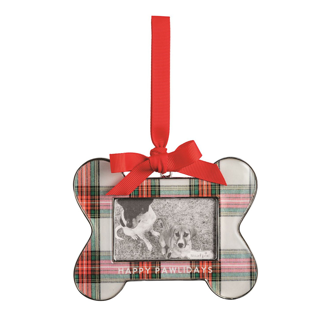 Mud Pie Bone Shaped Frame Ornaments-03-Home &amp; Gift-Mud Pie-Market Street Nest, Fashionable Clothing, Shoes and Home Décor Located in Mabank, TX