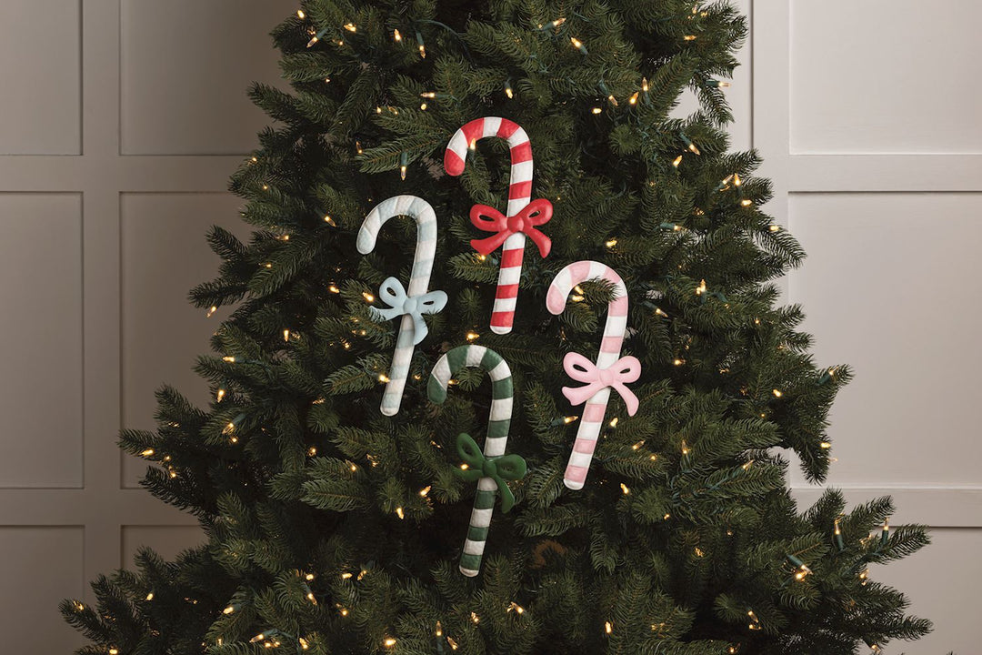 Mud Pie Bow Candy Cane Ornaments-03-Home &amp; Gift-Mud Pie-Market Street Nest, Fashionable Clothing, Shoes and Home Décor Located in Mabank, TX