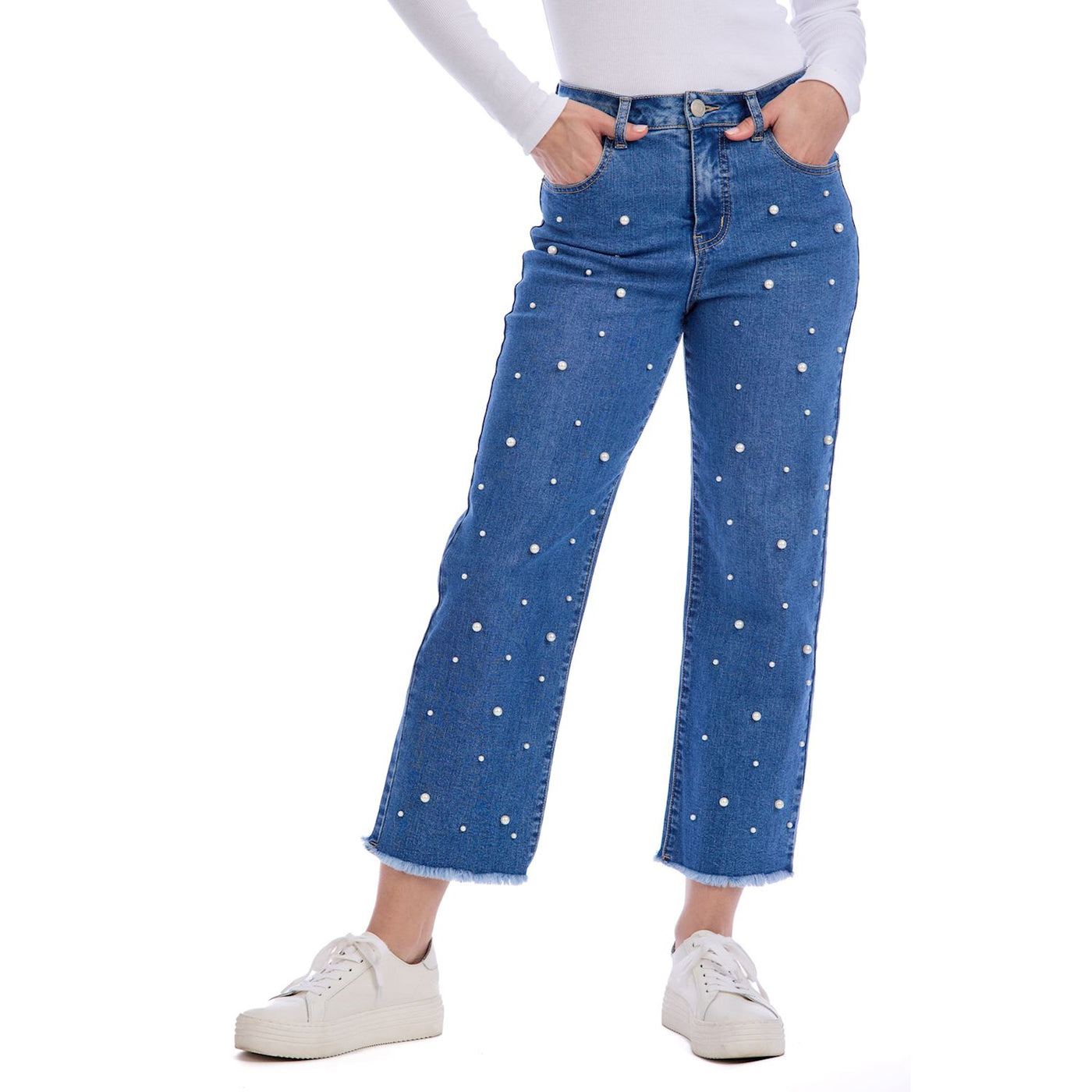 Mud Pie Bullock Pearl Jeans-Bottoms-Mud Pie-Market Street Nest, Fashionable Clothing, Shoes and Home Décor Located in Mabank, TX