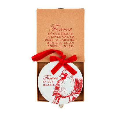 Mud Pie Cardinal Disc Ornament-Home & Gifts-Mud Pie-Market Street Nest, Fashionable Clothing, Shoes and Home Décor Located in Mabank, TX