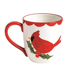 Mud Pie Cardinal Mug-04-Kitchen & Food-Mud Pie-Market Street Nest, Fashionable Clothing, Shoes and Home Décor Located in Mabank, TX