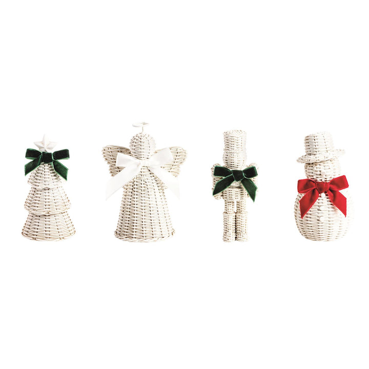 Mud Pie Christmas Resin Woven Small Shelf Sitters-03-Home &amp; Gift-Mud Pie-Market Street Nest, Fashionable Clothing, Shoes and Home Décor Located in Mabank, TX