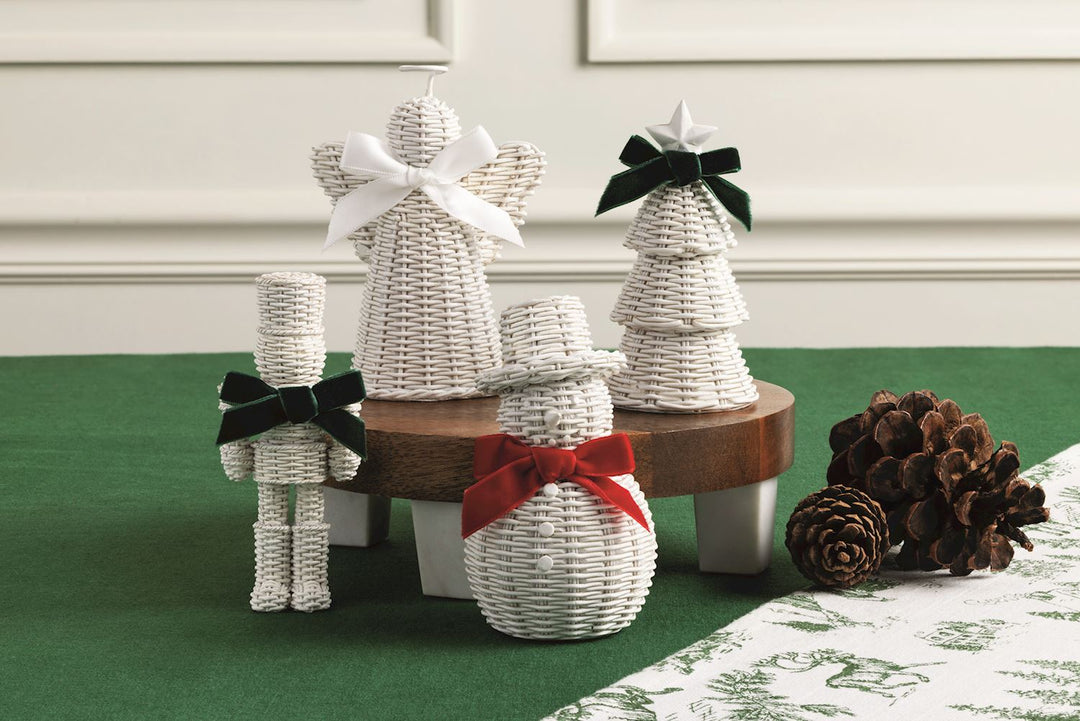 Mud Pie Christmas Resin Woven Small Shelf Sitters-03-Home & Gift-Mud Pie-Market Street Nest, Fashionable Clothing, Shoes and Home Décor Located in Mabank, TX