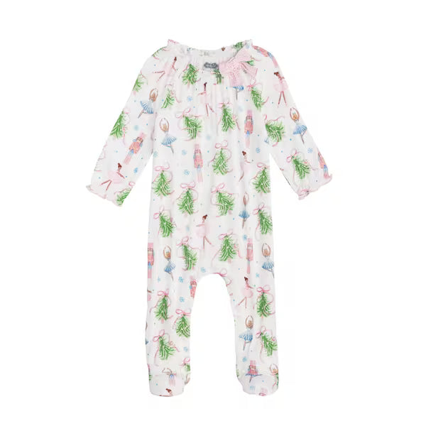 Mud Pie Christmas Tree Bow Sleeper (0-3 Months)-03-Home & Gift-Mud Pie-Market Street Nest, Fashionable Clothing, Shoes and Home Décor Located in Mabank, TX