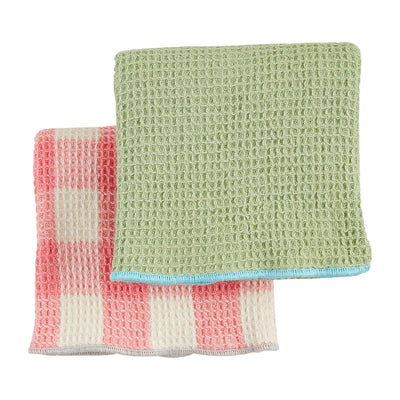 Mud Pie Colorful Waffle Towels-Kitchen & Food-Mud Pie-Market Street Nest, Fashionable Clothing, Shoes and Home Décor Located in Mabank, TX