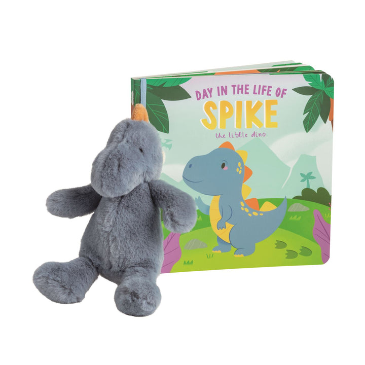 Mud Pie Day In The Life Of Spike The Dino Book-03-Home &amp; Gift-Mud Pie-Market Street Nest, Fashionable Clothing, Shoes and Home Décor Located in Mabank, TX