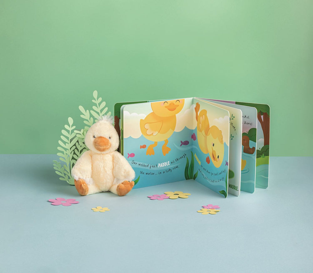 Mud Pie Duckling Book With Plush Set-03-Home & Gift-Mud Pie-Market Street Nest, Fashionable Clothing, Shoes and Home Décor Located in Mabank, TX