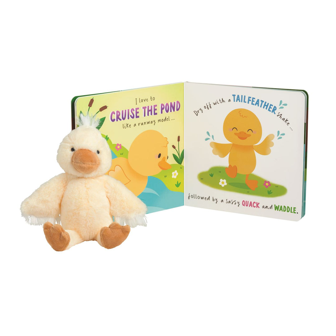 Mud Pie Duckling Book With Plush Set-03-Home &amp; Gift-Mud Pie-Market Street Nest, Fashionable Clothing, Shoes and Home Décor Located in Mabank, TX