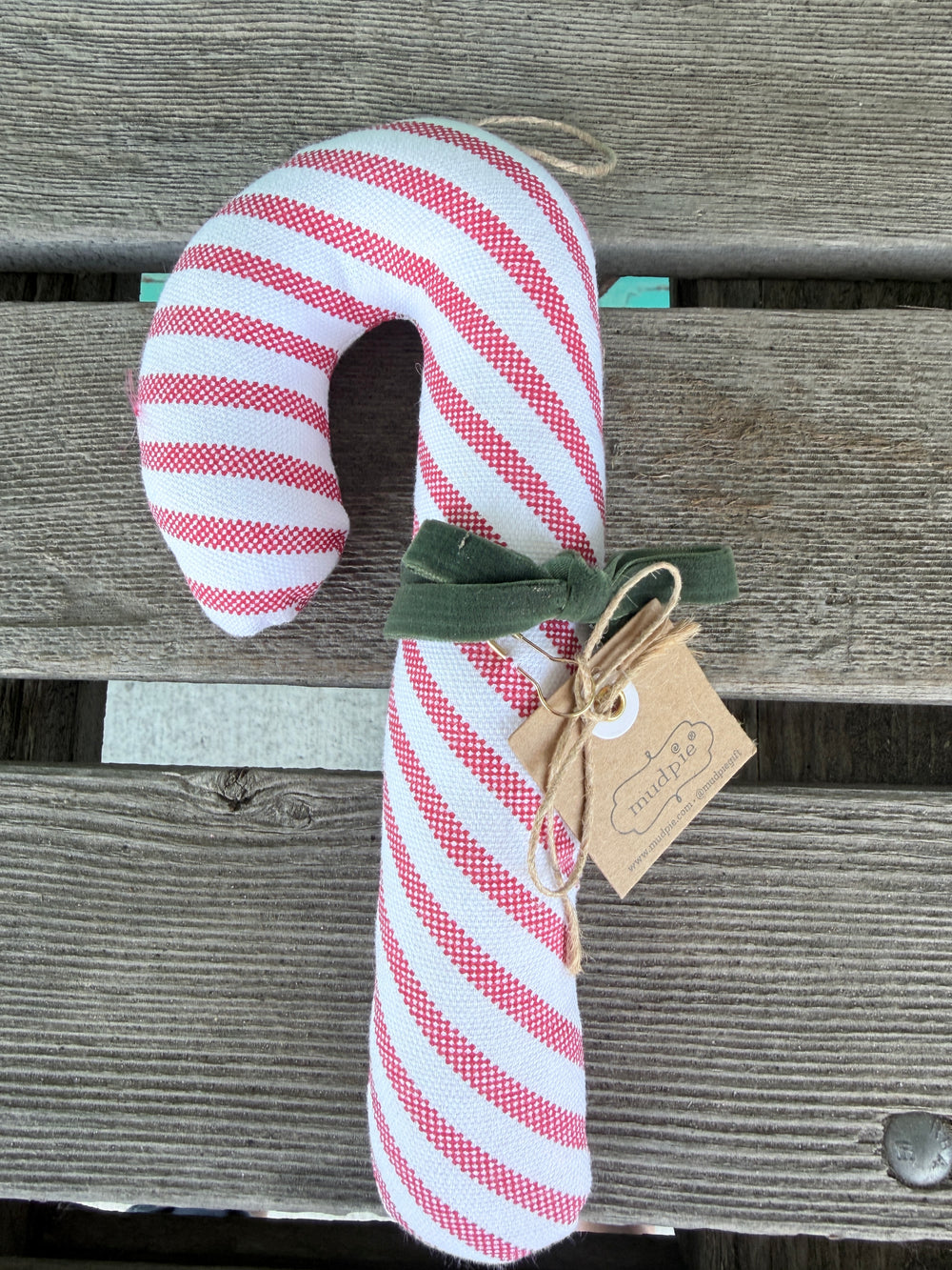 Mud Pie Fabric Candy Cane Ornaments-03-Home & Gift-Mud Pie-Market Street Nest, Fashionable Clothing, Shoes and Home Décor Located in Mabank, TX