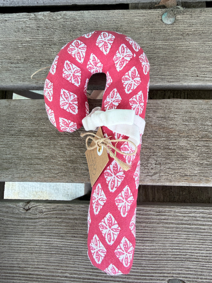 Mud Pie Fabric Candy Cane Ornaments-03-Home &amp; Gift-Mud Pie-Market Street Nest, Fashionable Clothing, Shoes and Home Décor Located in Mabank, TX
